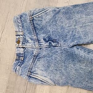 Vtg 80's Kid's Acid Washed Jeans
